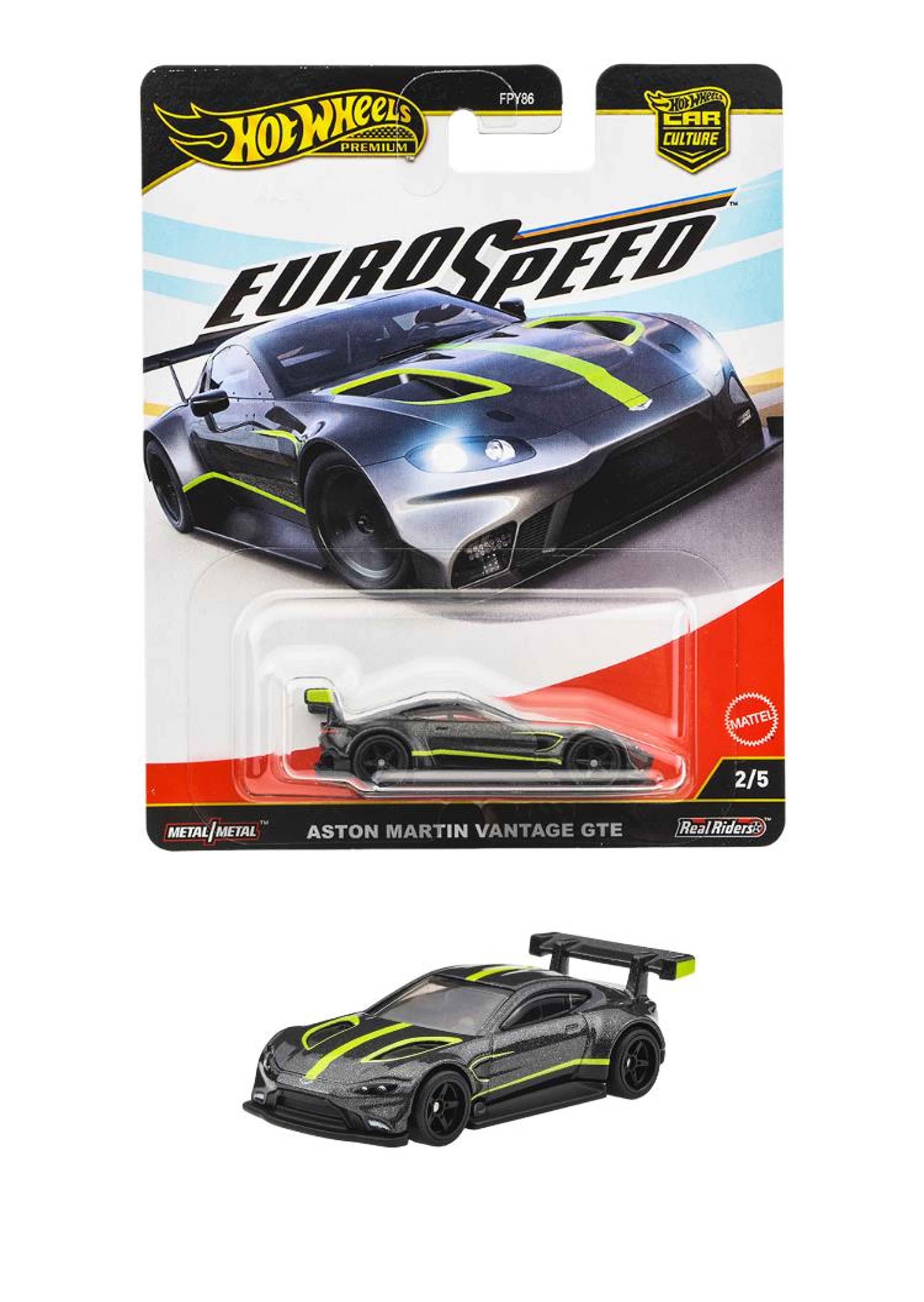 JBK76-9866 ホットウィール カーカルチャー ユーロスピード アストンマーティン・ヴァンテージ GTE