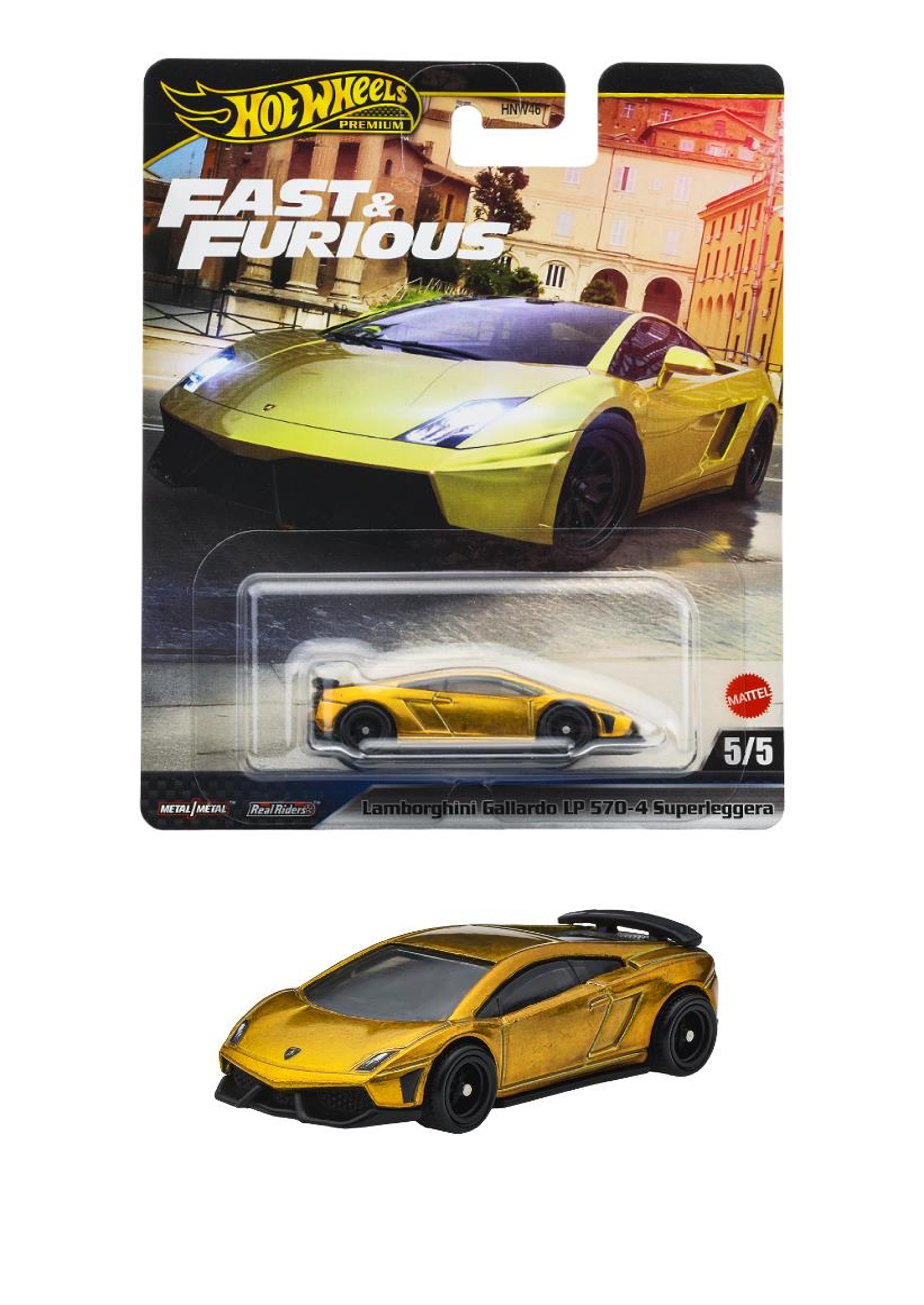 JBM01-9866 ホットウィール ワイルド・スピード ランボルギーニ ガヤルド LP 570-4 スーパーレッジェーラ