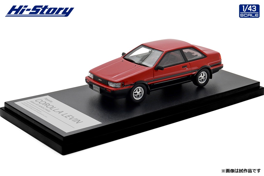 HS522RE Hi-Story 1/43 Toyota COROLLA LEVIN 2dr GT APEX (1983)  ハイフラッシュツートン