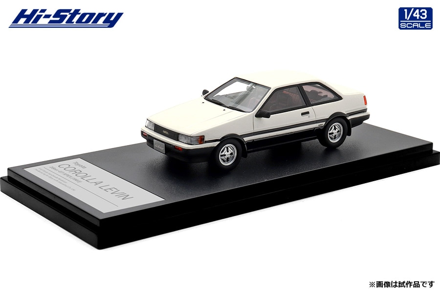 HS522WH Hi-Story 1/43 Toyota COROLLA LEVIN 2dr GT APEX (1983)  ハイテックツートン