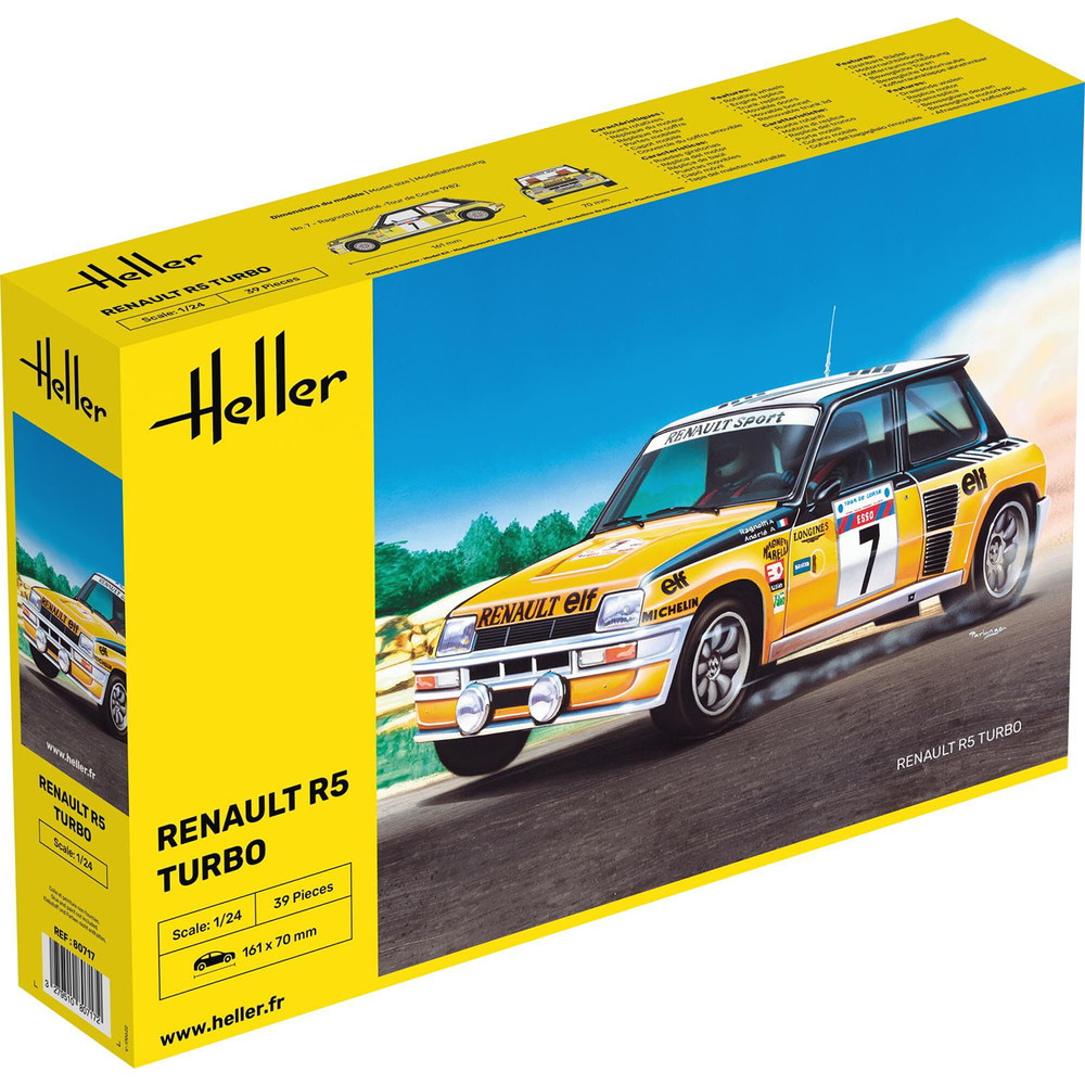 HE80717 エレール 1/24 ルノー R5 ターボ ラリー `1982 ツール・ド・コルス`
