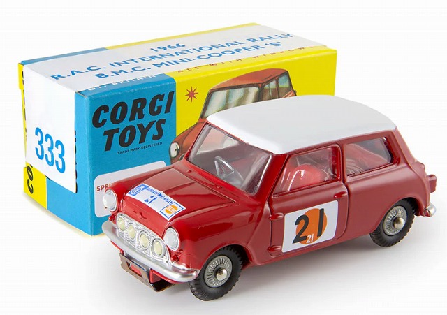 CG54321047 CORGI 1/42 #333 - RACインターナショナルラリー BMCミニクーパー S