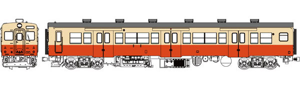 TW-K35-500A-M 1/80 国鉄 キハ35 寒地向 一般色 動力付
