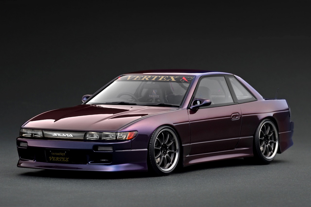 IG3586 IGモデル 1/18 VERTEX S13 Silvia Purple Metallic