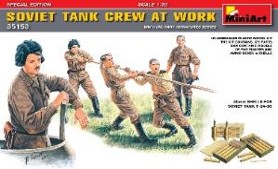 MA35153 ミニアート 1/35 ソビエト戦車兵作業シーン フィギュア5体・弾薬箱