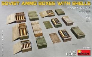 MA35261 ミニアート 1/35 ソビエト弾薬箱/砲弾セット
