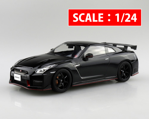 楽プラ スナップカー 05-MB R35 NISSAN GT-R NISMO 2017 メテオフレークブラックパール