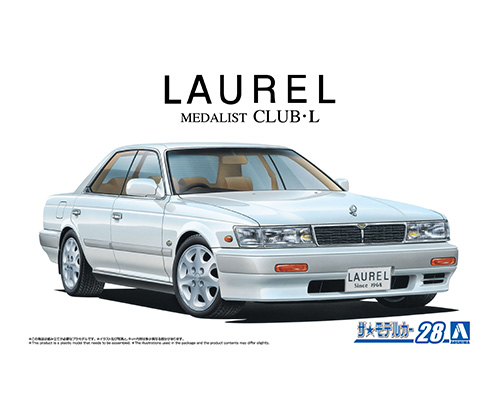 ザ☆モデルカー No.28 1/24 ニッサン HC33 ローレルメダリストCLUB・L'91