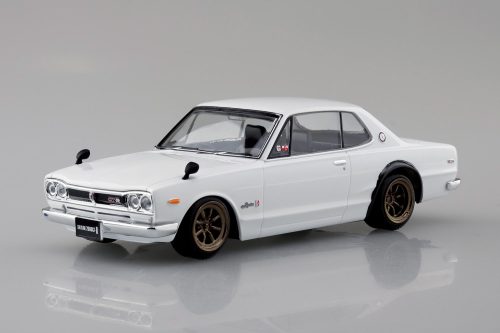 楽プラ スナップキット 16CU-WH ニッサン C10 スカイライン 2000GT-R カスタムホイール(ホワイト)