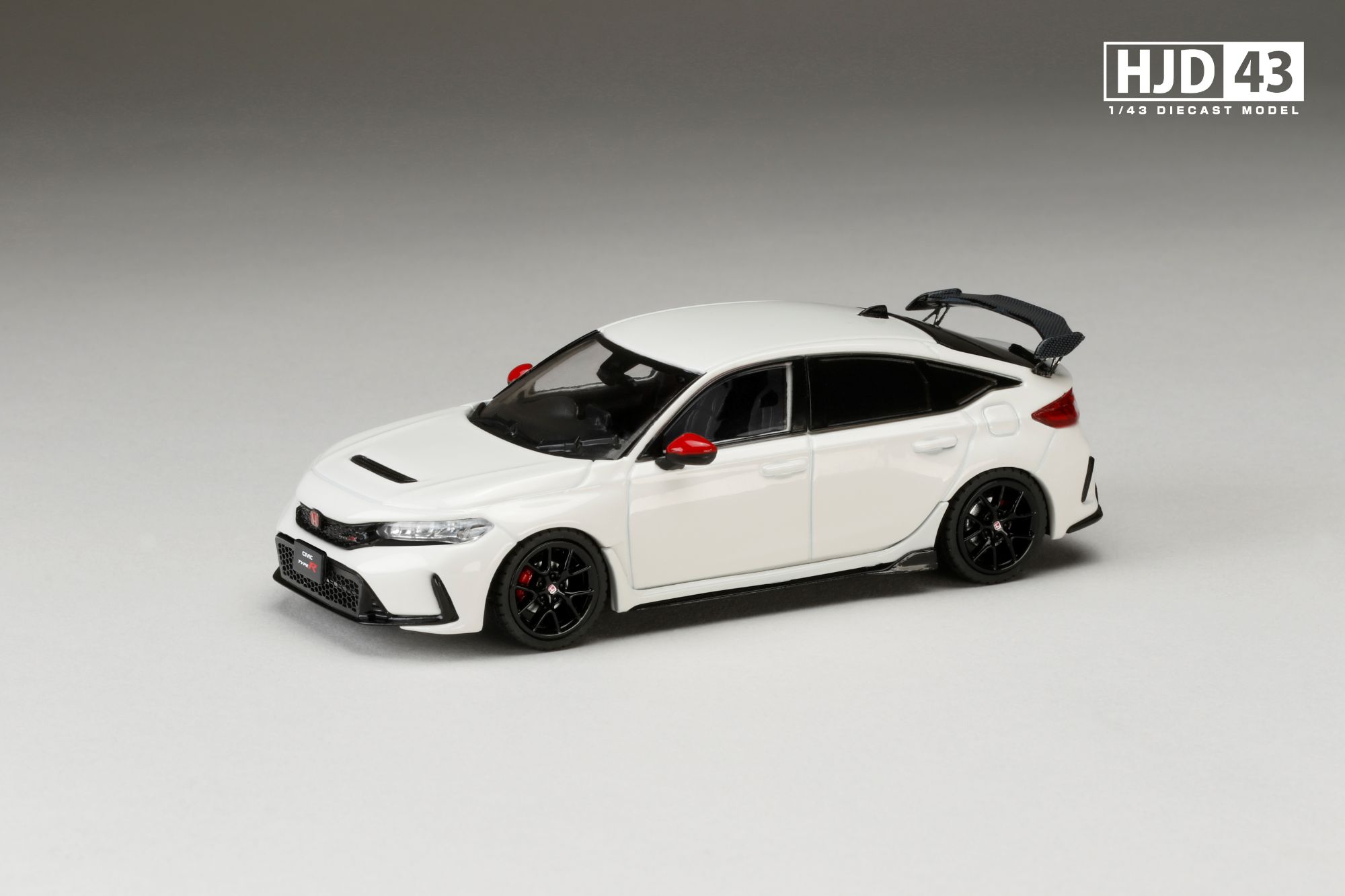 HJD431004W HJD43 1/43 Honda シビック TYPE R (FL5) RACING BLACK Package 純正オプション装着車 チャンピオンシップホワイト