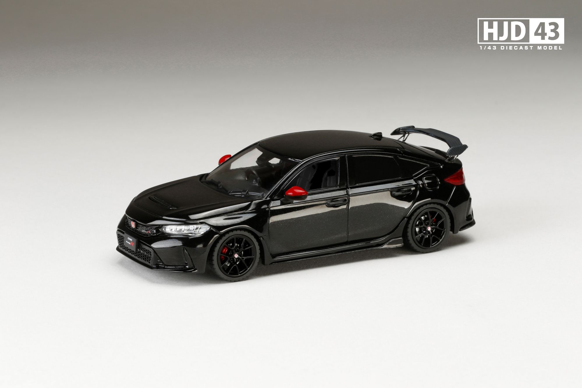 HJD431004BK HJD43 1/43 Honda シビック TYPE R (FL5) RACING BLACK Package 純正オプション装着車 クリスタルブラックパール