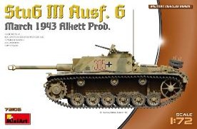 MA72105 ミニアート 1/72 Ⅲ号突撃砲 Ausf.G 1943年3月