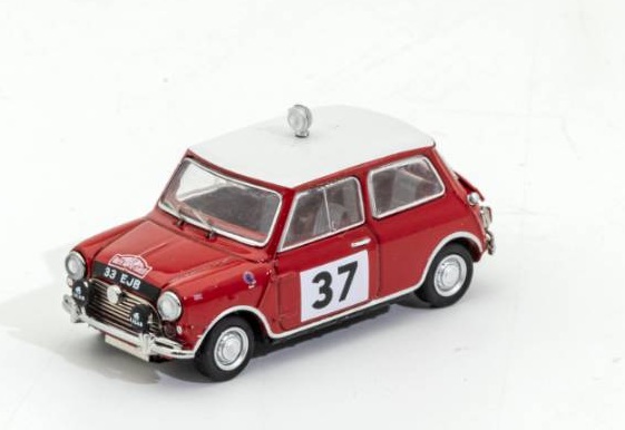 KS078-445 GCD 1/64 Mini Cooper - (RHD) - 1964 Championship Car #37 レッド
