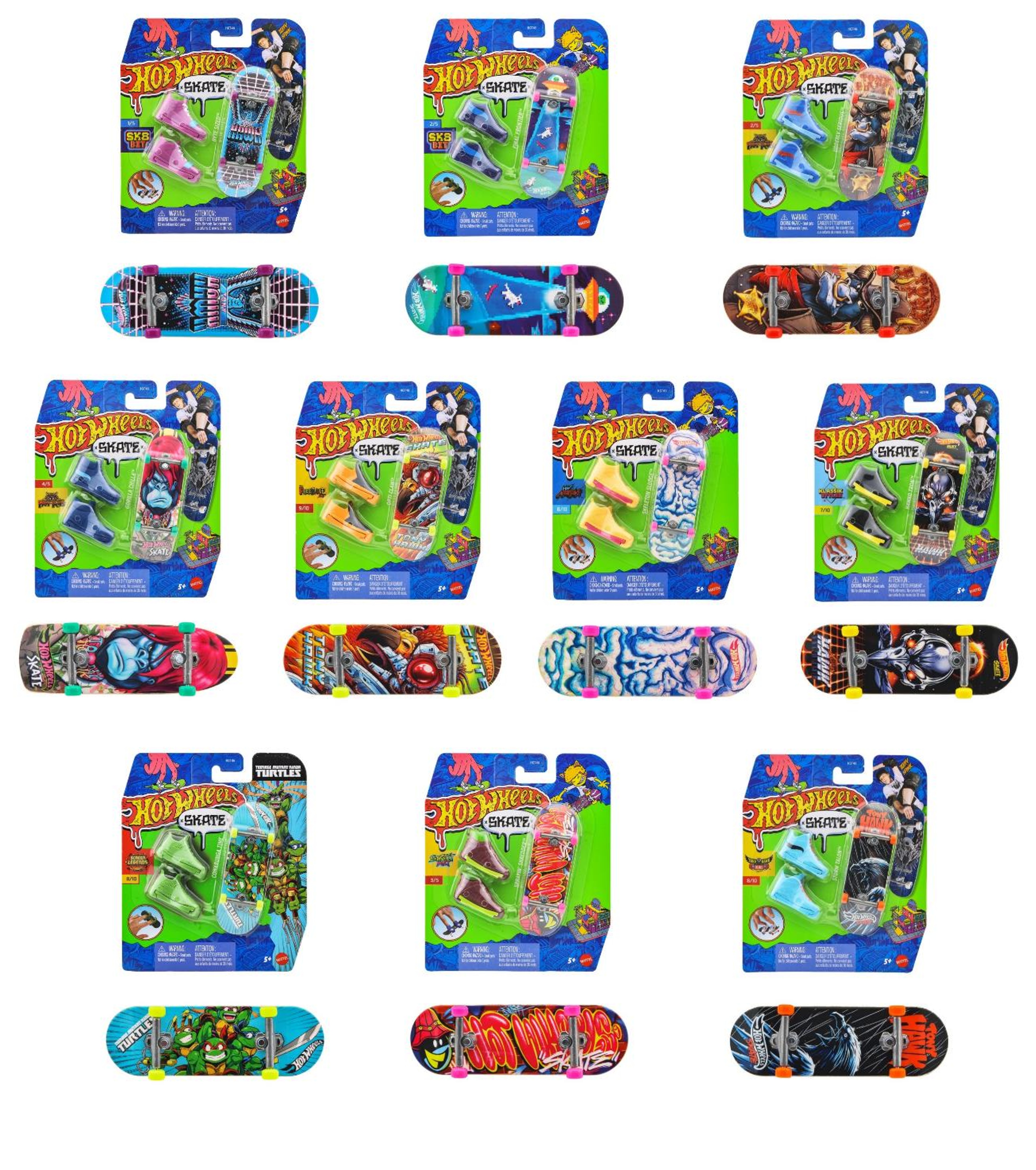 HGT46-987G ホットウィール スケート ベーシックシリーズ アソート (入数:16) 2025年10月発売