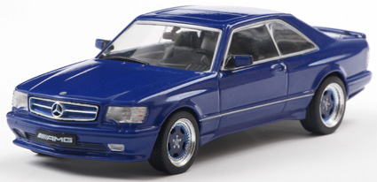 S4310907 ソリド 1/43 メルセデスベンツ 560 SEC AMG ワイドボディ 1990 (ブルー)