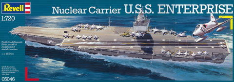05046 レベル 1/720 原子力空母 エンタープライズ