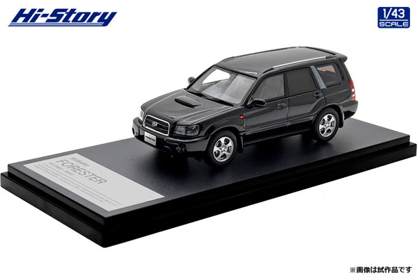 HS515BK Hi-Story 1/43 SUBARU FORESTER XT (2002) ブラックトパーズ・マイカ