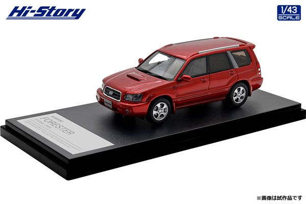 HS515RE Hi-Story 1/43 SUBARU FORESTER XT (2002) コアレッド・メタリック