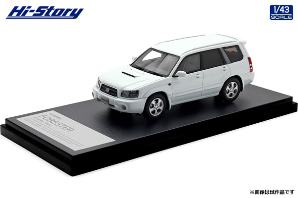 HS515WH Hi-Story 1/43 SUBARU FORESTER XT (2002) ピュアホワイト