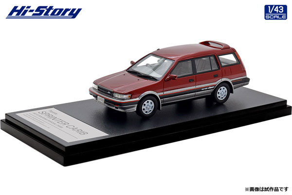 HS520RE Hi-Story 1/43 Toyota SPRINTER CARIB AV-Ⅱ TOURING SPECIAL (1988)  エクセルレッドトーニング