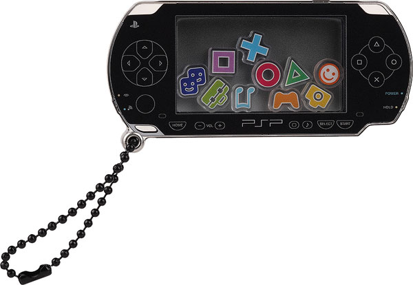 PSP? (PlayStation?Portable)のシャカシャカアクリルキーホルダー 黒Ver.