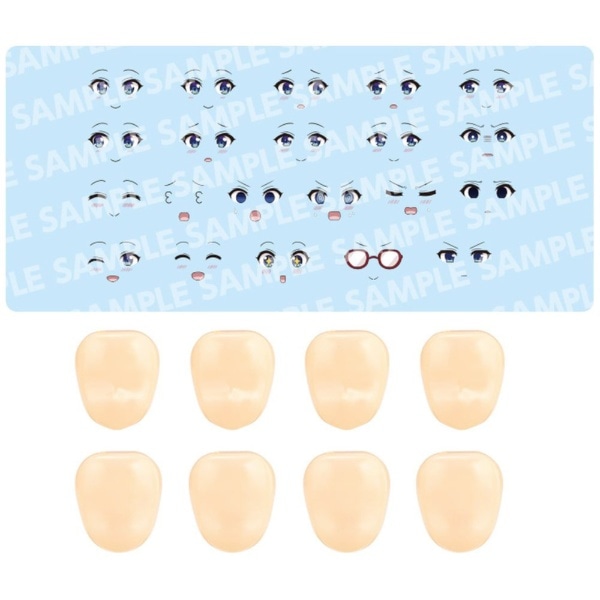 JK073 カスタマイズフェイス&デカールセット Vol.9【らぐほのえりかデザイン 小鳥遊暦用A】