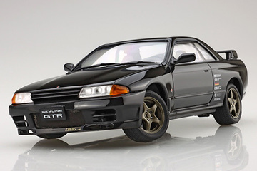 峠-15 EX-1 1/24 峠シリーズNo.15 EX-1 ニッサン スカイラインGT-R(R32)特別仕様(カーボンボンネットデカール付き)