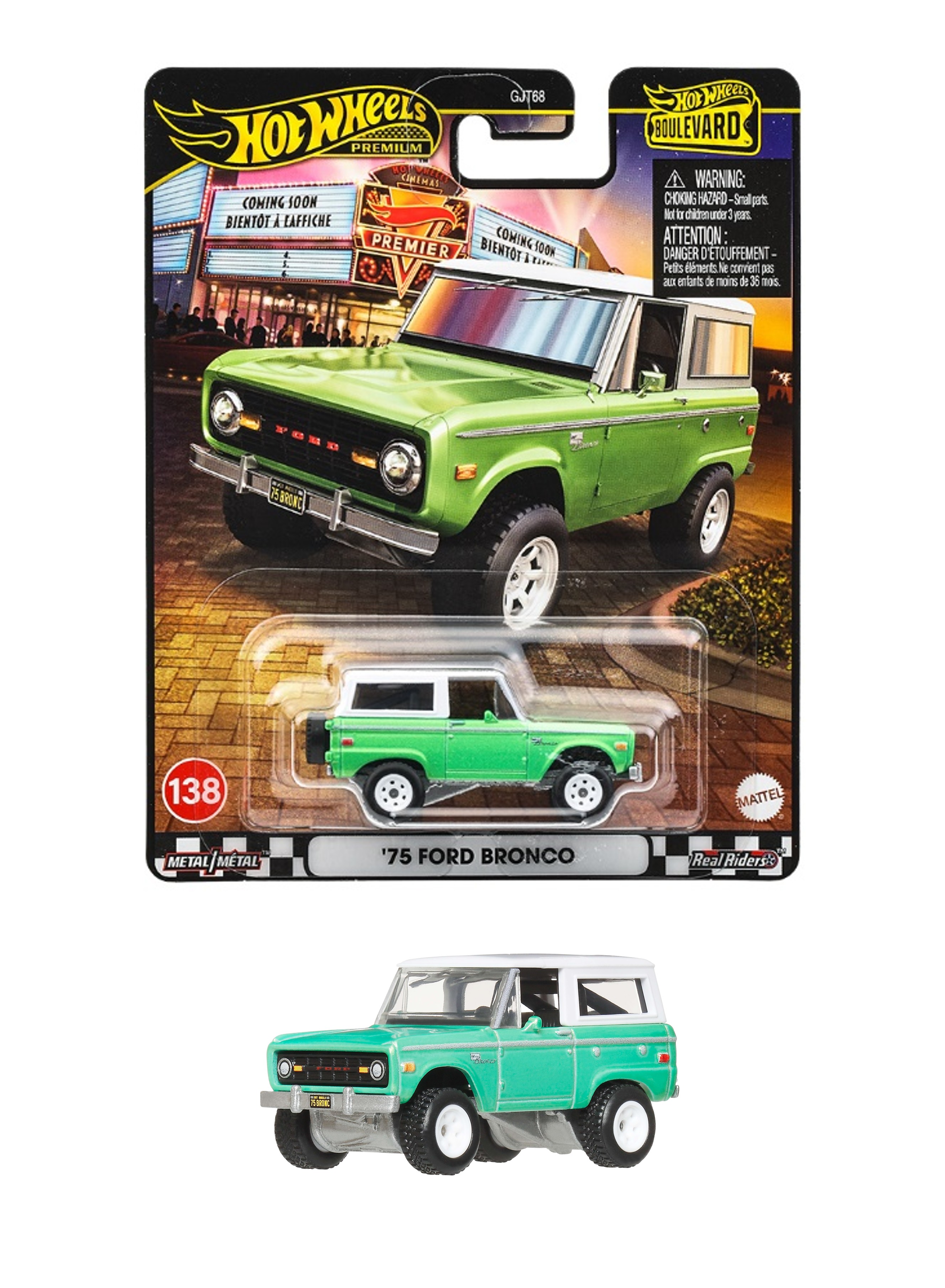 JBL12-9866 ホットウィール ブールバード '75 フォード ブロンコ