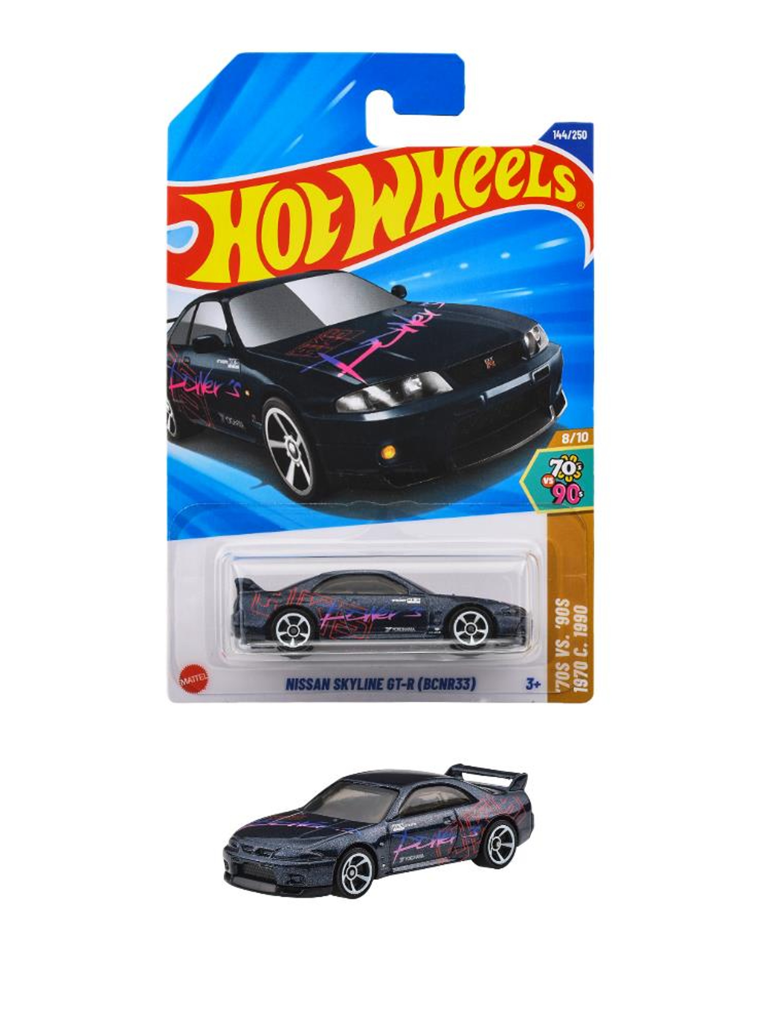 JFN70-9866 ホットウィール ベーシックカー 日産 スカイライン GT-R (BCNR33)