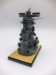 装備品-2EX-4 1/200 集める装備品シリーズ №2 EX-4 1/200 戦艦大和 艦橋(純正エッチングパーツ/台座用木甲板シール付き