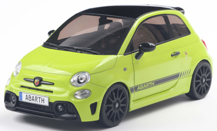 S1811307 SOLIDO 1/18 フィアット F595 アバルト 2023 (ネオングリーン)