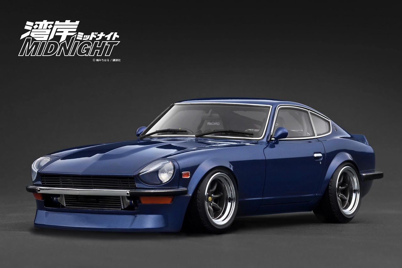 IG3592 IGモデル 1/18 NISSAN Fairlady Z (S30) Blue 湾岸MIDNIGHT Devil's Z