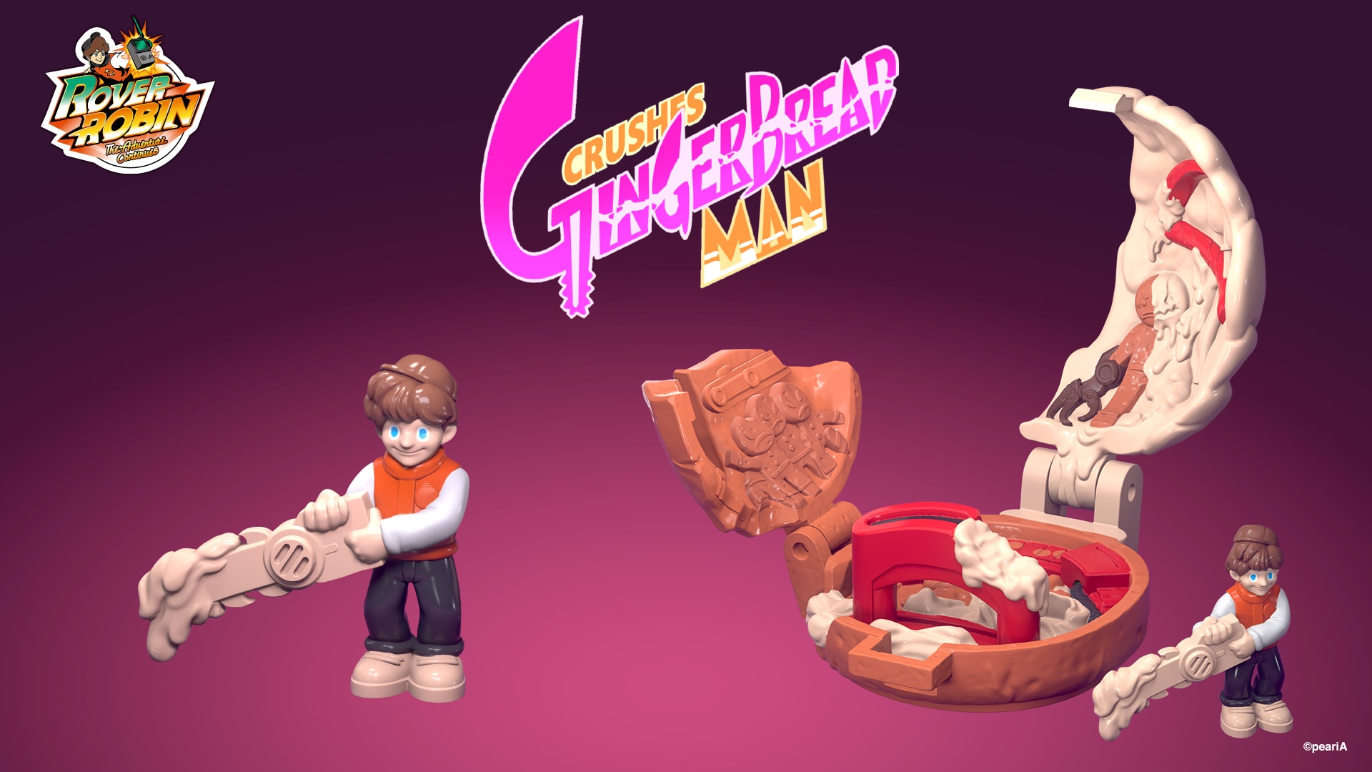 GN146 ROVER ROBIN クラッシュジンジャーブレッドマン