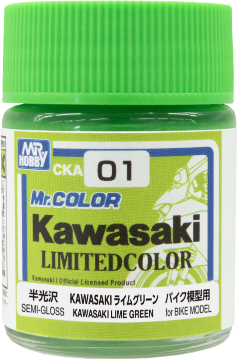 CKA01 Kawasakiライムグリーン(半光沢)