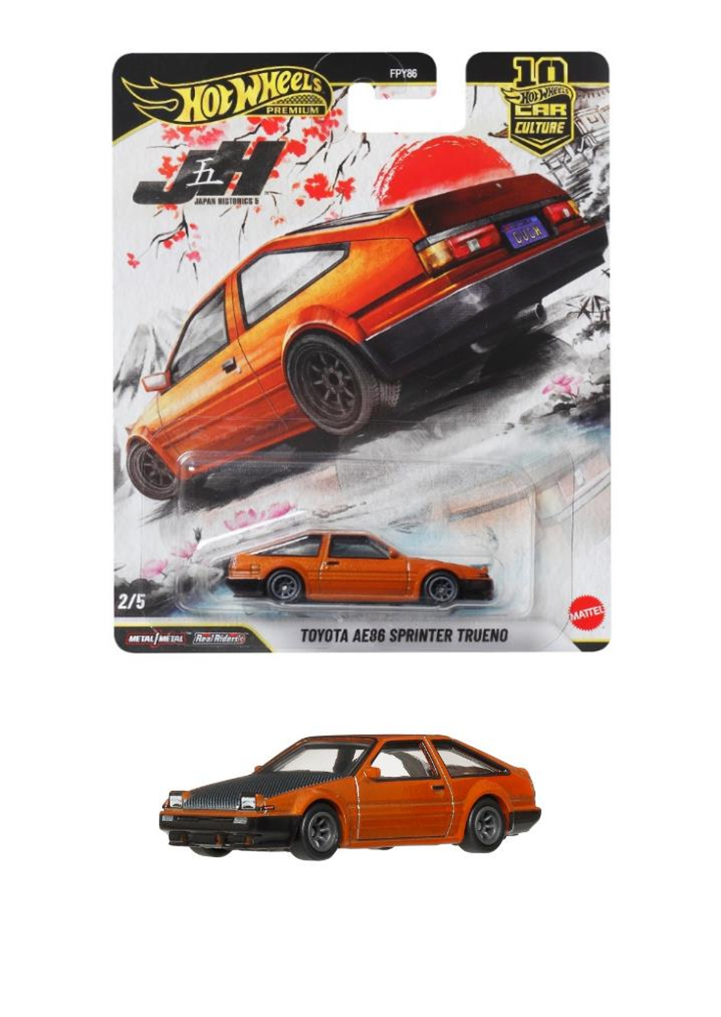 JKF10-9866 ホットウィール カーカルチャー ジャパンヒストリックス5 トヨタ AE86 スプリンター トレノ