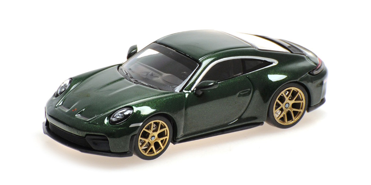 640064231 MINICHAMPS 1/64 ポルシェ 911 (992.2) GT3 ツーリング 2025 グリーンメタリック