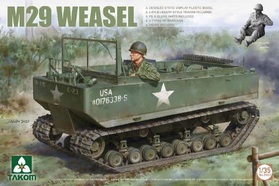 TKO2167 タコム 1/35 M29 ウィーゼル 軍用装軌車両