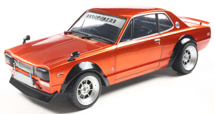 S1813003 SOLIDO 1/18 日産 スカイライン (C10) ハコスカ ソリドワークス 1970 (オレンジ)