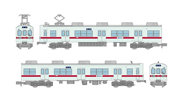 332640 鉄道コレクション 西日本鉄道600形 アイスグリーン復刻塗装 2両セット