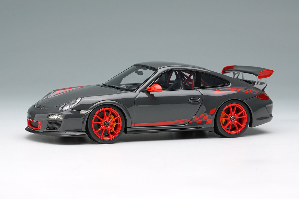 EM603A EIDOLON 1/43 Porsche 911(997.2) GT3 RS 2010 グレーブラック/レッドストライプ