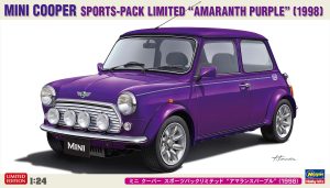 20814 1/24 ミニ クーパー スポーツパックリミテッド アマランスパープル(1998)