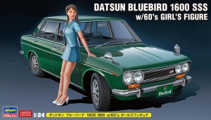 SP477 1/24 ダットサン ブルーバード 1600 SSSw/60'sガールズフィギュア