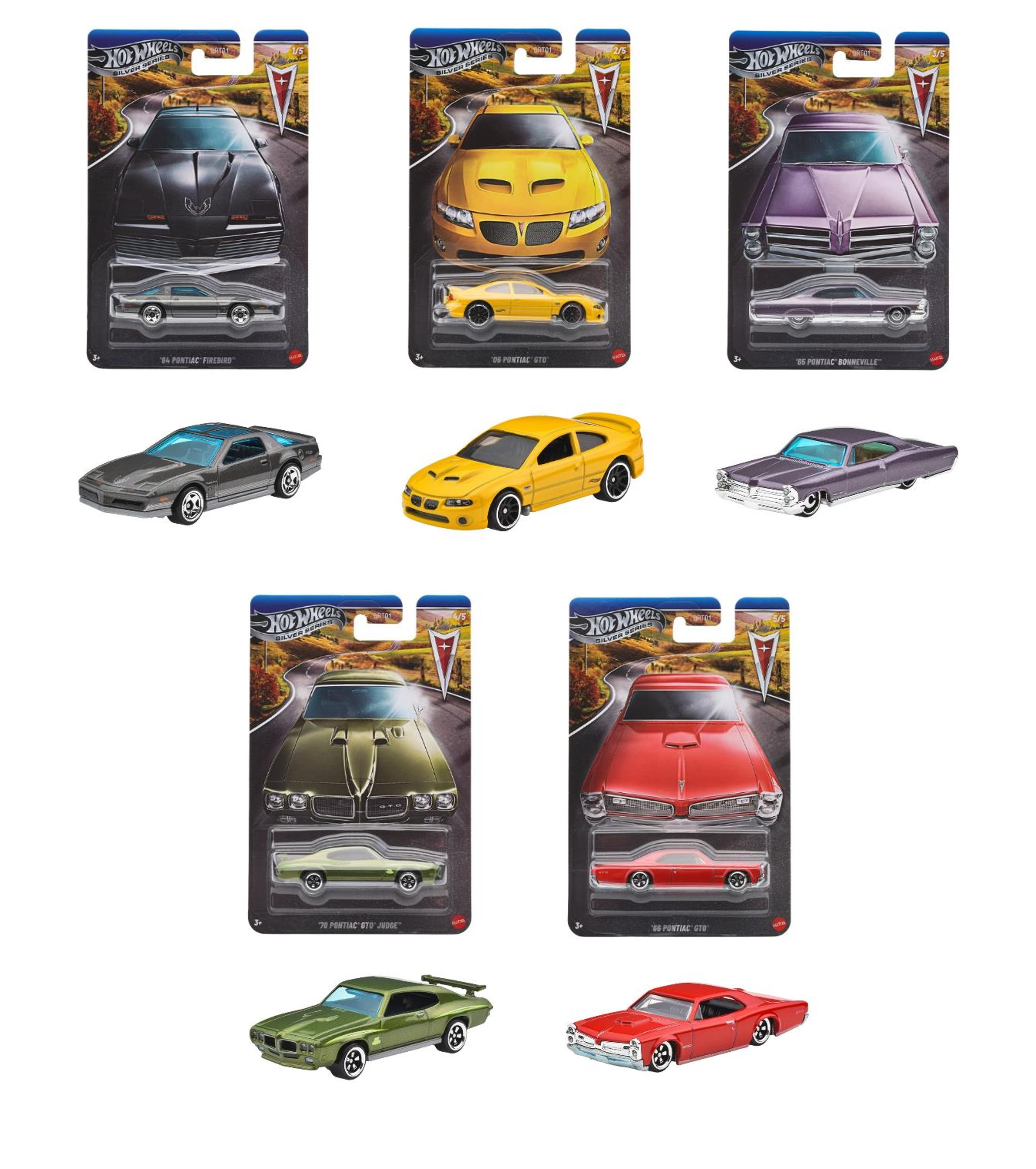GRT01-986P ホットウィール セレブレーション アソート - ポンティアック・センテニアル (入数:10) 2026年03月発売