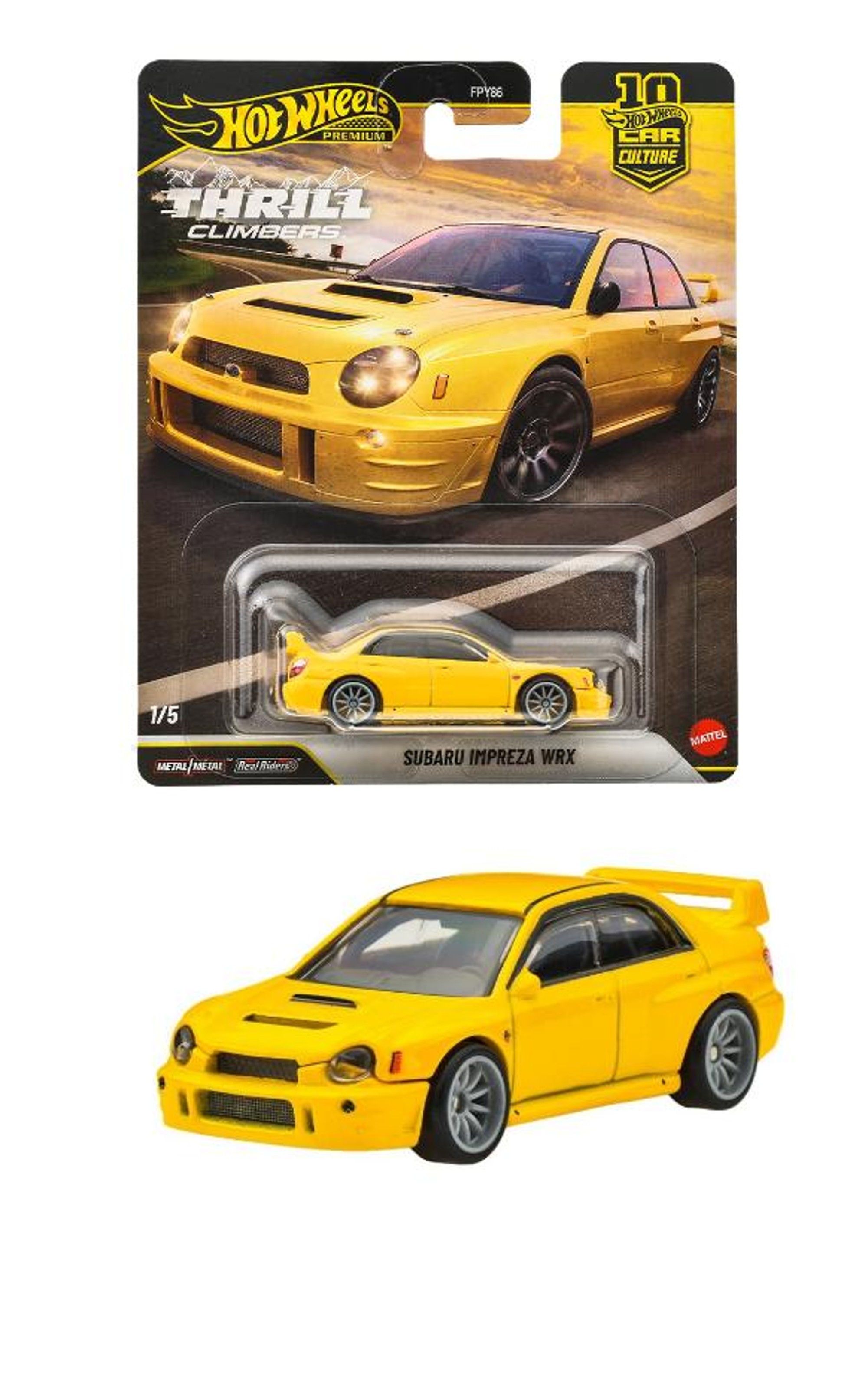 JKF21-9866 ホットウィール カーカルチャー スリル クライマーズ スバル・インプレッサ WRX