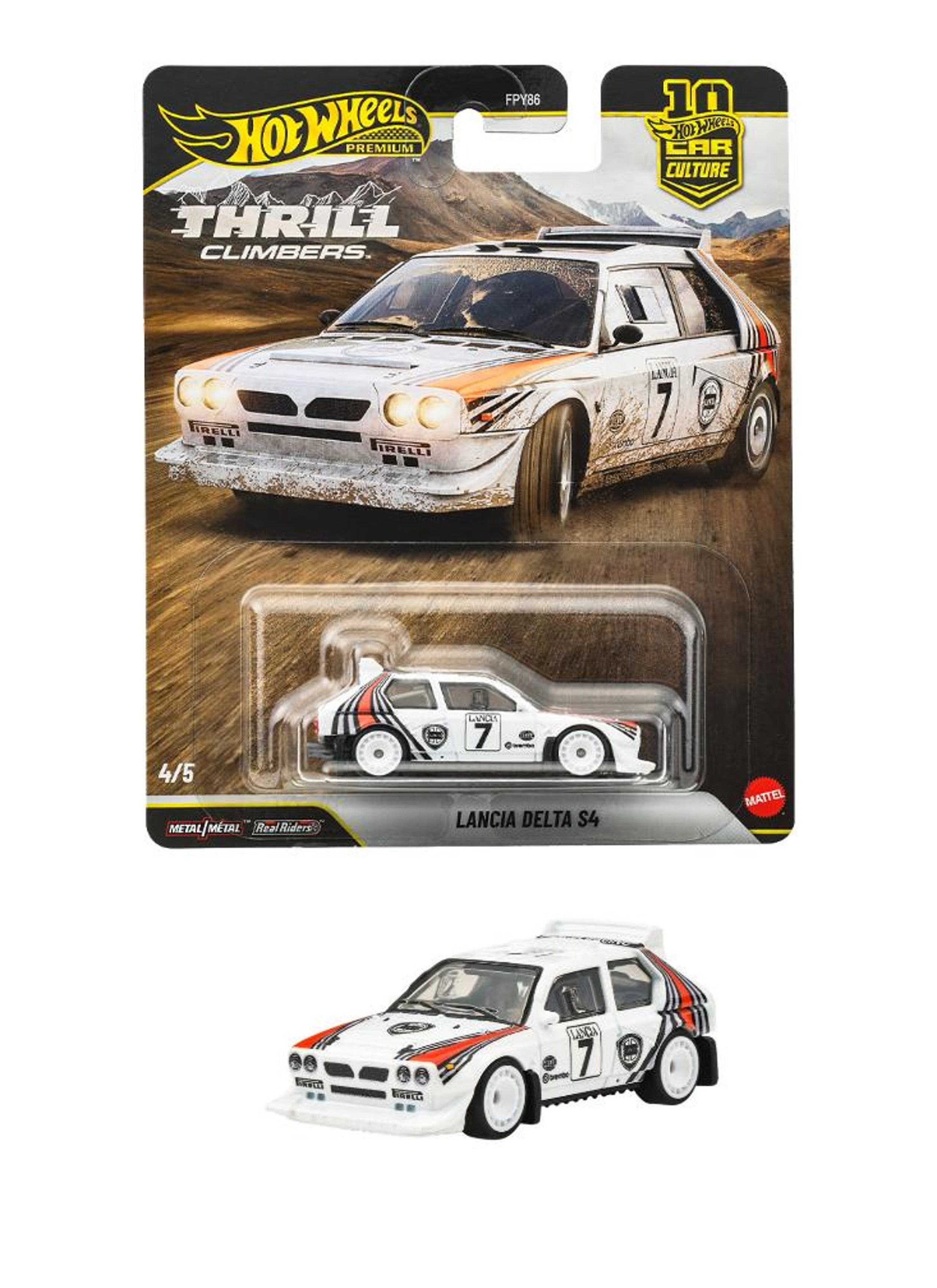 JKF01-9866 ホットウィール カーカルチャー スリル クライマーズ ランチア・デルタ S4