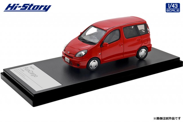 HS527RE Hi-Story 1/43 Toyota FunCargo X (1999) スーパーレッドⅤ