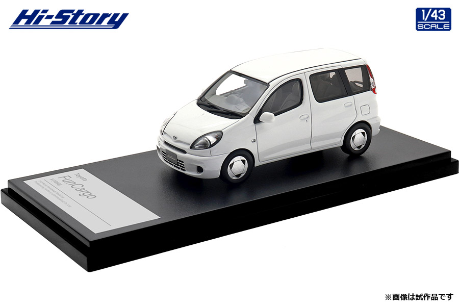 HS527WH Hi-Story 1/43 Toyota FunCargo X (1999) スーパーホワイトⅡ