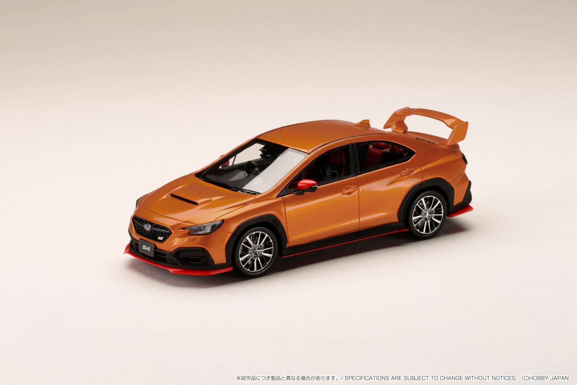 PM43158GP MARK43 1/43 スバル WRX S4 STI SPORT R EX STI PERFORMANCE (VBH)  ソーラーオレンジ