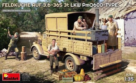 MA53037 ミニアート 1/35 フェルトキュッヘ 3.6-36S 3t トラック PmQ600型