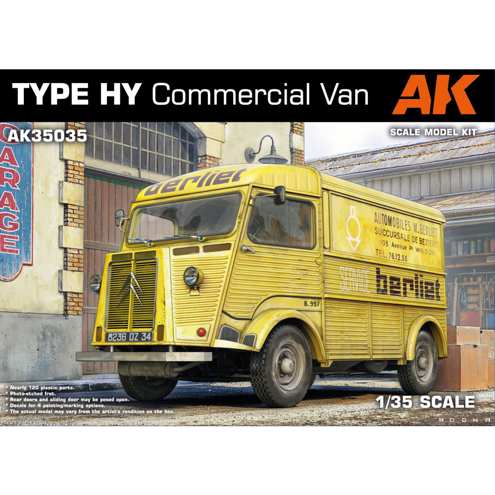 AK35035 AKインタラクティブ 1/35 タイプ HY 商用バン